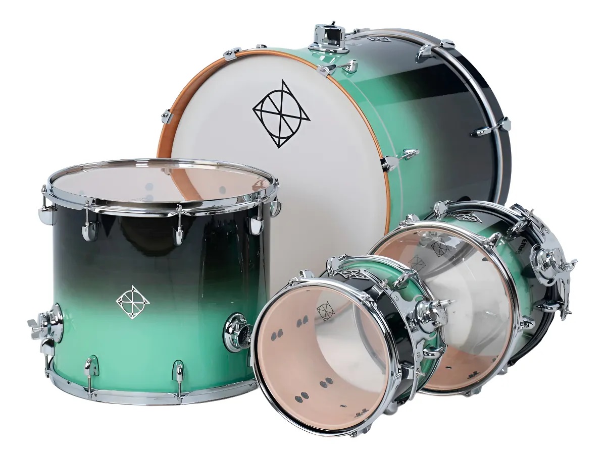 BATERIA DIXON DE 4 PIEZAS CON BASES DE PLATILLO Y CONTRA