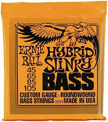 JUEGO DE CUERDAS ENCORDADURA ERNIE BALL PARA BAJO ELECTRICO