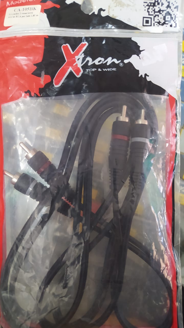 EXTENCION RCA A RCA 2 CONECTORES