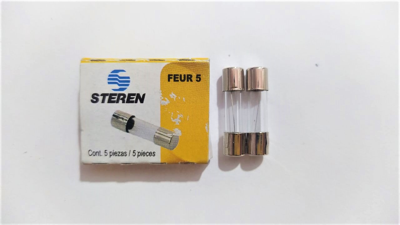 FUSIBLE VIDRIO METAL CHICO STEREN 5 