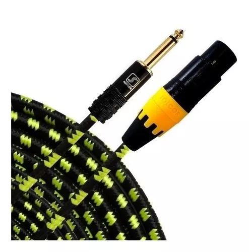 CABLE SOLCOR PLUG 6.3 A A CANON HEMBRA 3 METROS 